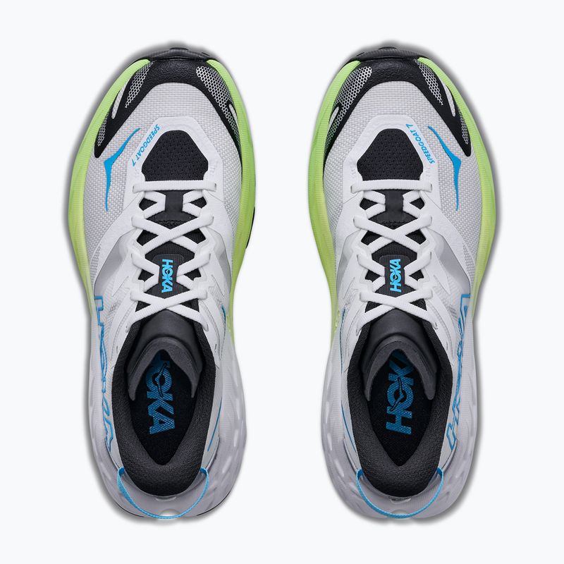 Women's running shoes HOKA Speedgoat 7 frost/neon yuzu 8