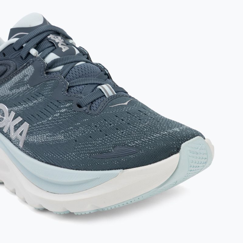 Women's running shoes HOKA Gaviota 6 faded navy/glimmering blue 7