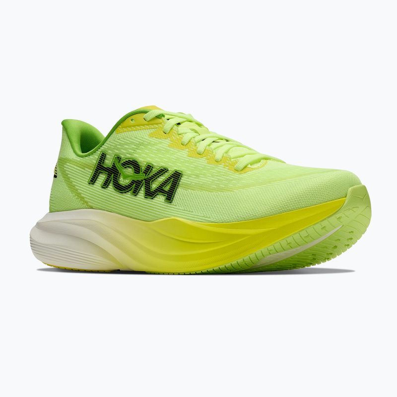 Women's running shoes HOKA Mach 7 neon yuzu/hoka citrus