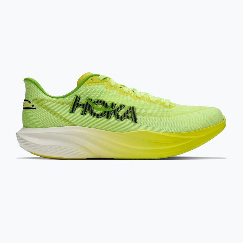 Women's running shoes HOKA Mach 7 neon yuzu/hoka citrus 2