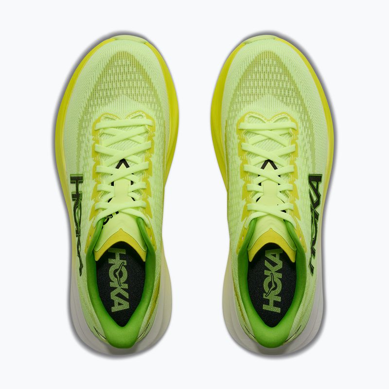 Women's running shoes HOKA Mach 7 neon yuzu/hoka citrus 8