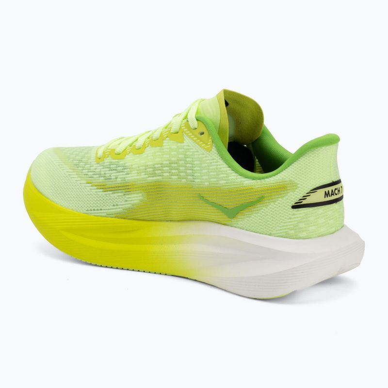 Women's running shoes HOKA Mach 7 neon yuzu/hoka citrus 3