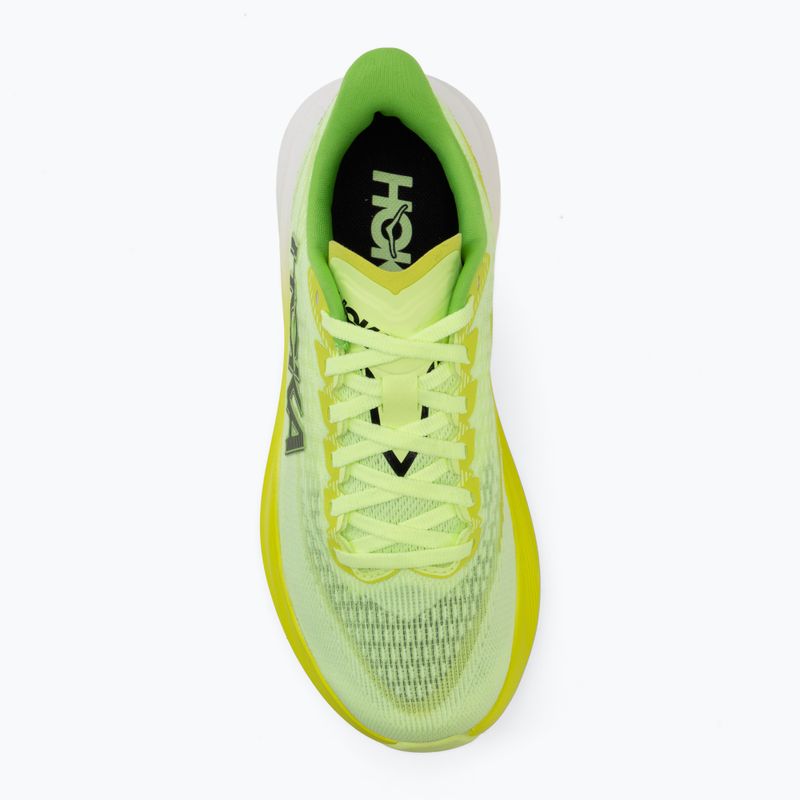 Women's running shoes HOKA Mach 7 neon yuzu/hoka citrus 5