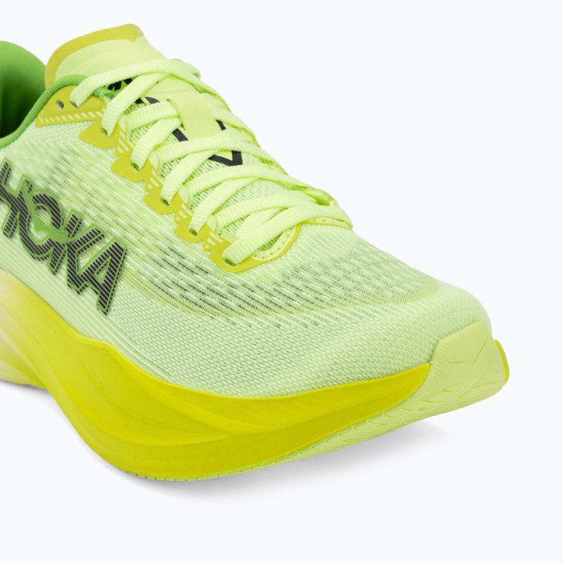 Women's running shoes HOKA Mach 7 neon yuzu/hoka citrus 7