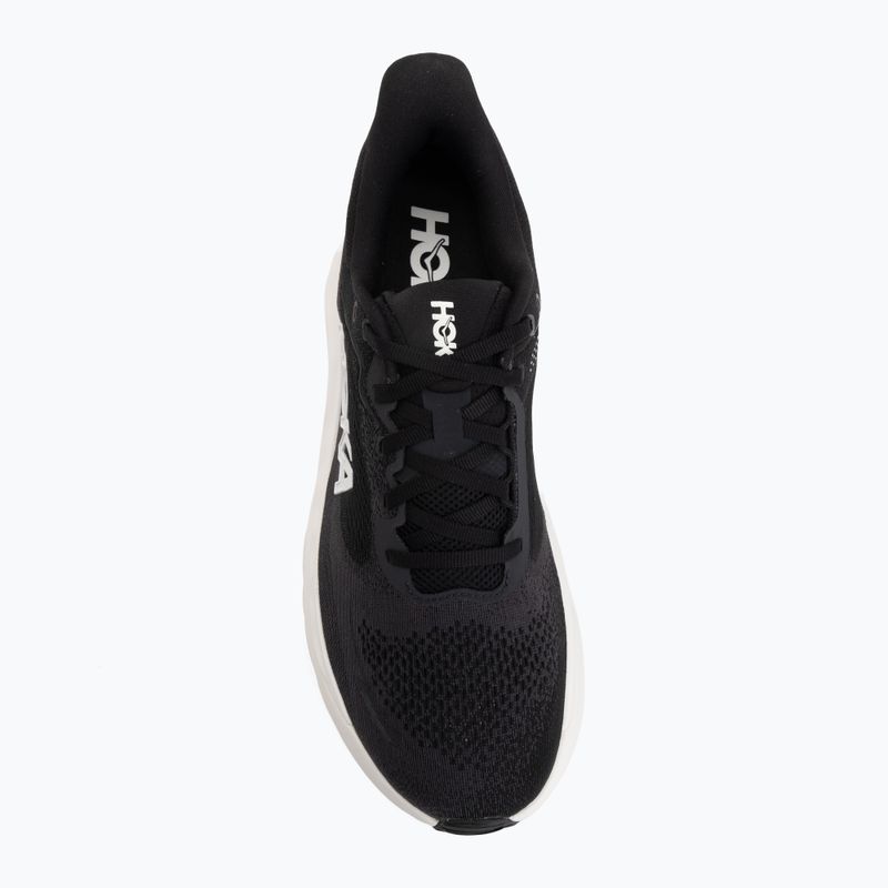 Men's running shoes HOKA Arahi 9 black/white 5