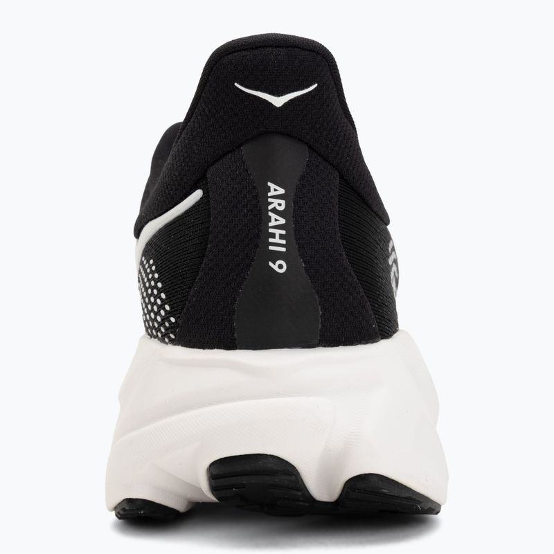 Men's running shoes HOKA Arahi 9 black/white 6