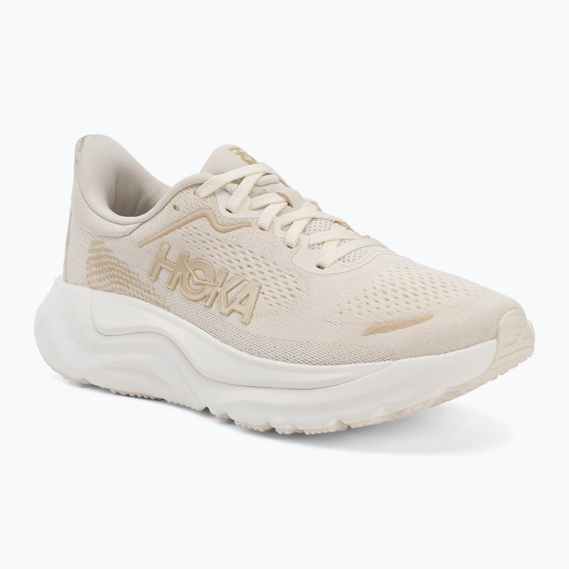 Women's running shoes HOKA Arahi 9 alabaster/oat milk