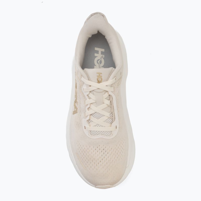 Women's running shoes HOKA Arahi 9 alabaster/oat milk 5