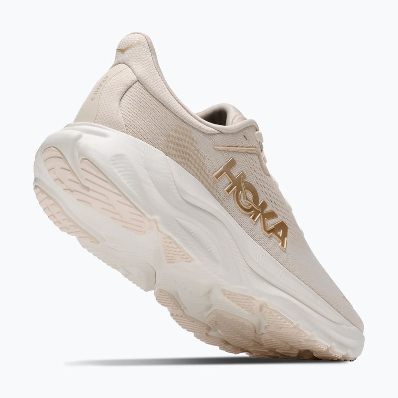 Women's running shoes HOKA Arahi 9 alabaster/oat milk 3