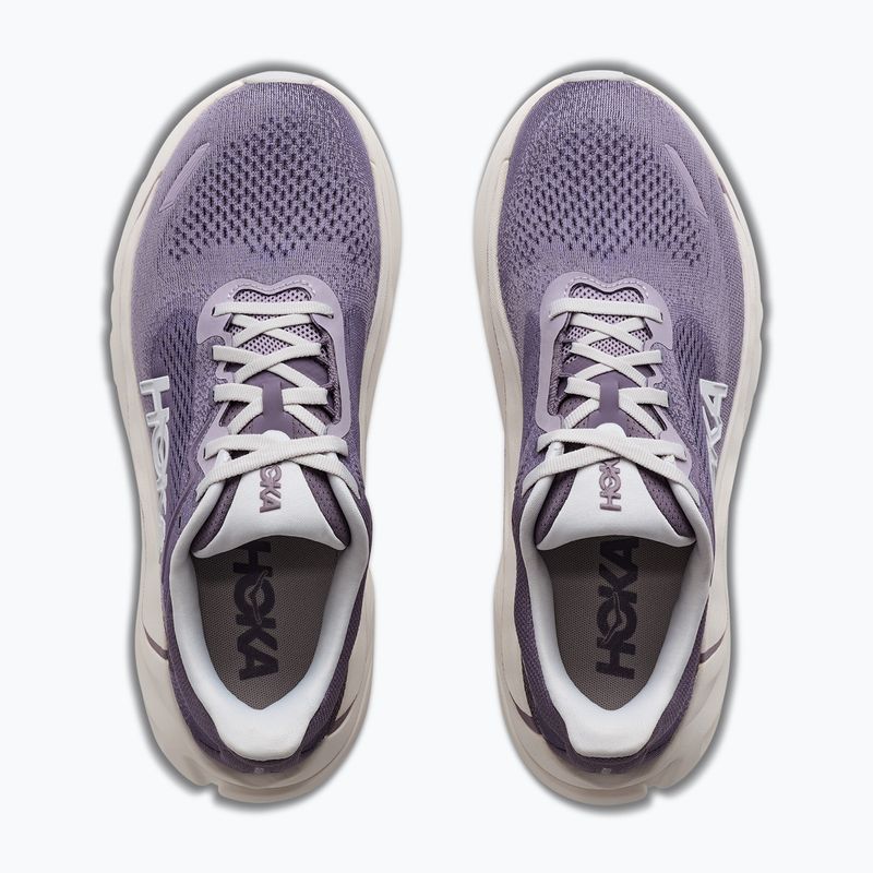 Women's running shoes HOKA Arahi 9 purple fog/mellow lilac 5