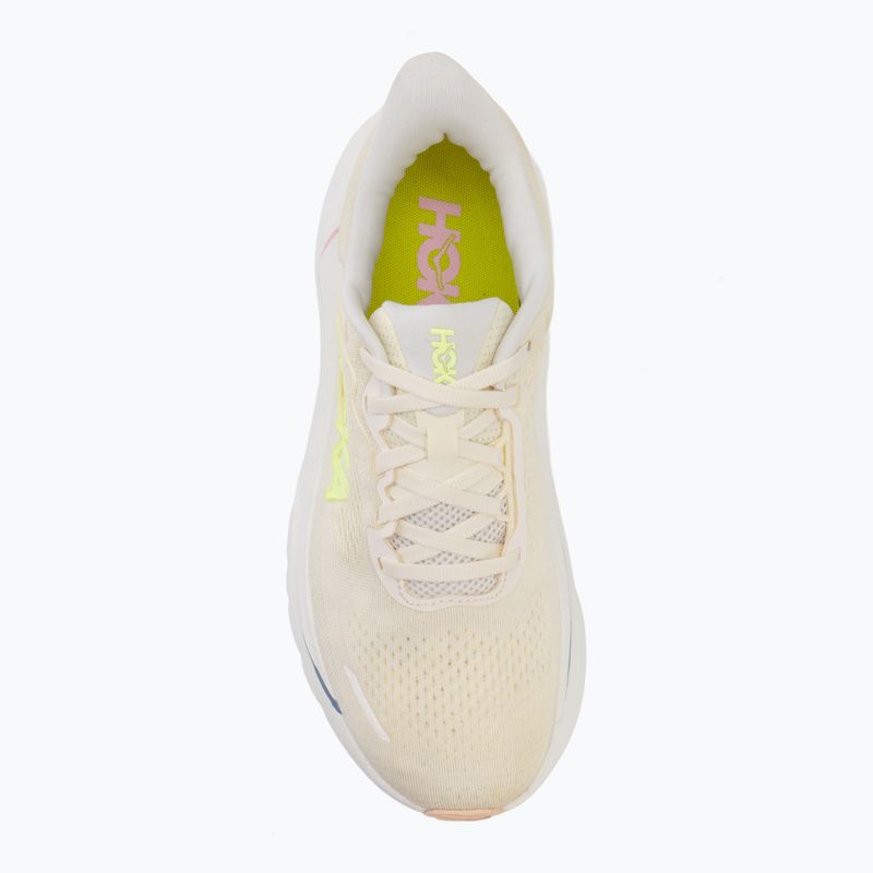 Women's running shoes HOKA Arahi 9 vintage yellow/alabaster 5