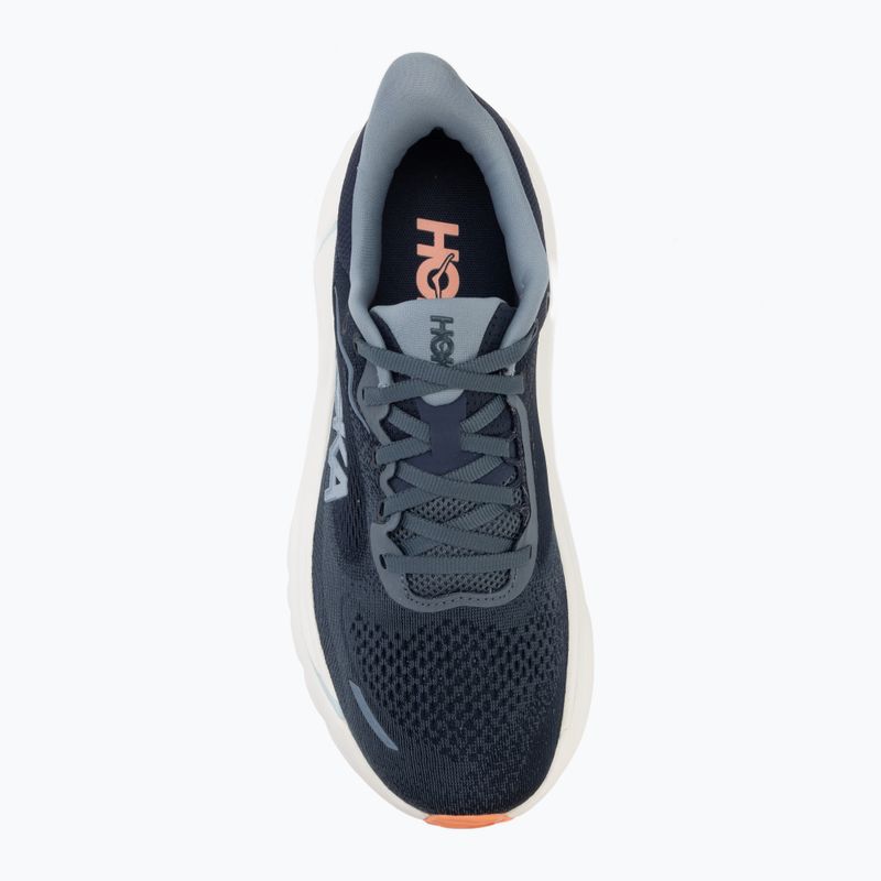 Women's running shoes HOKA Arahi 9 varsity navy/faded navy 5