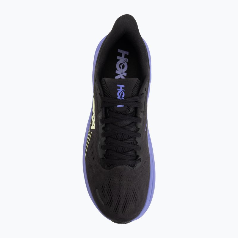 Men's running shoes Hoka Clifton 11 black/neon yuzu 5