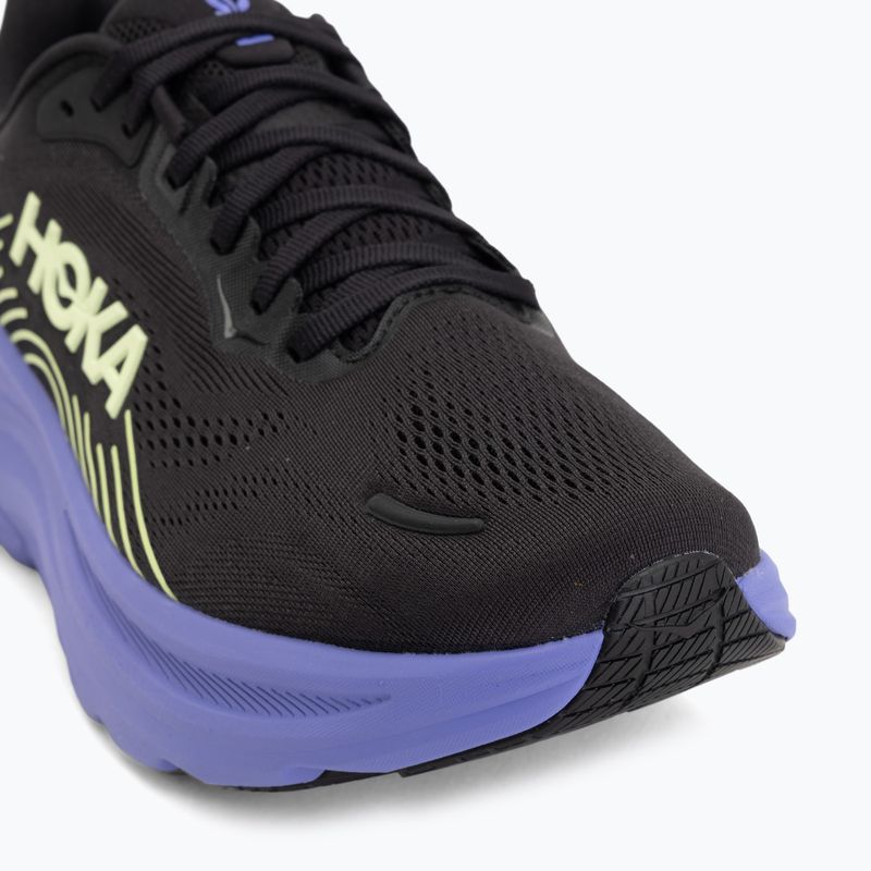 Men's running shoes Hoka Clifton 11 black/neon yuzu 7
