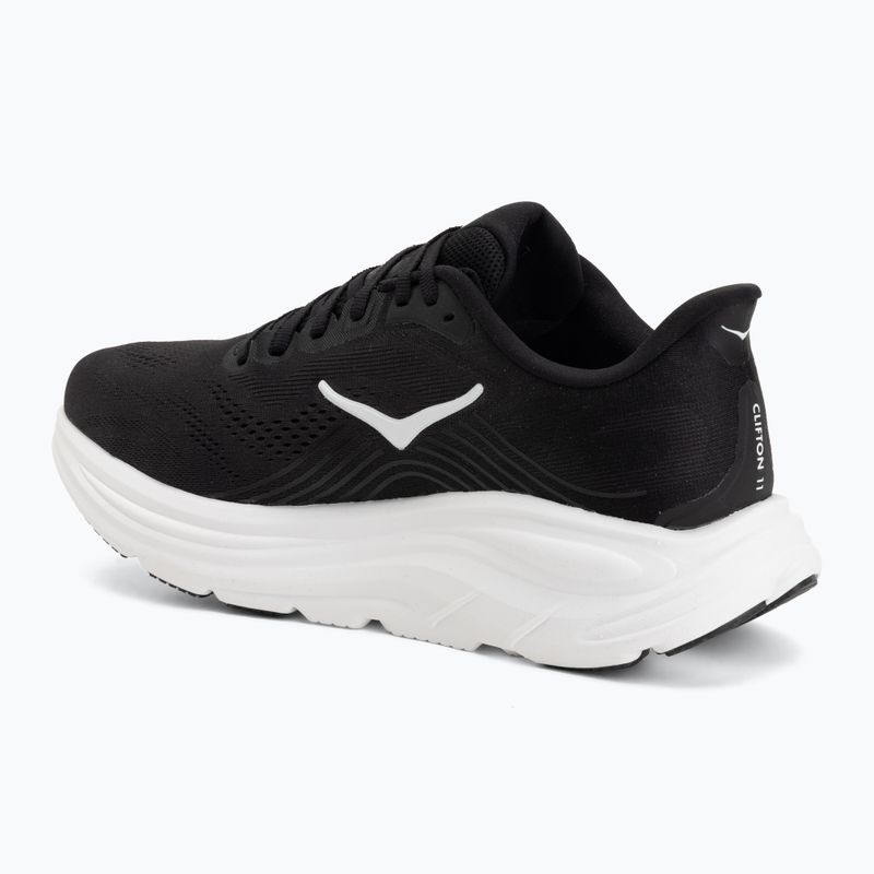Men's running shoes Hoka Clifton 11 black/white 3