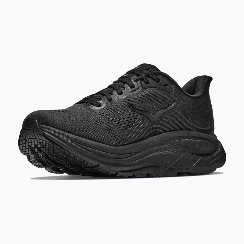 Women's running shoes Hoka Clifton 11 black/black 2