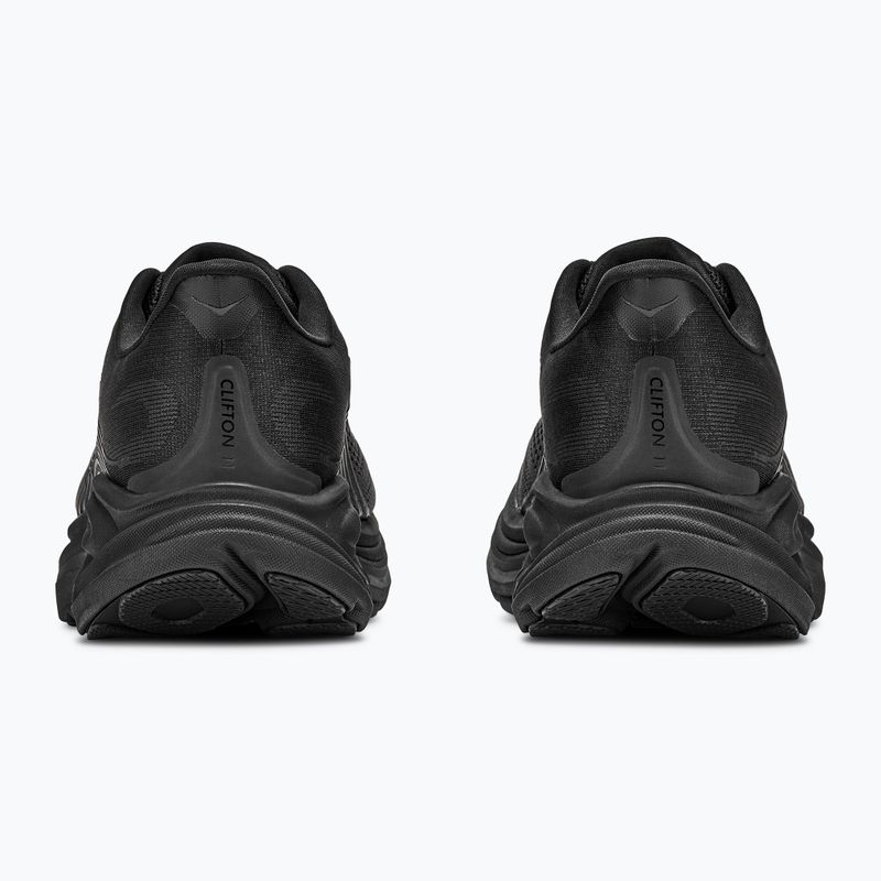 Women's running shoes Hoka Clifton 11 black/black 4