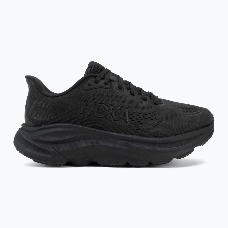 Women's running shoes Hoka Clifton 11 black/black 2