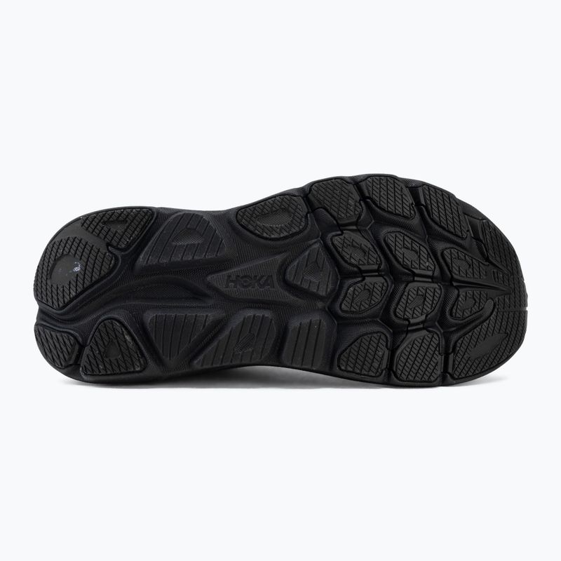 Women's running shoes Hoka Clifton 11 black/black 4