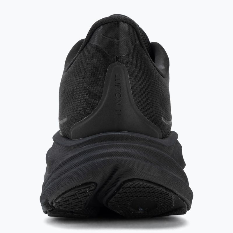 Women's running shoes Hoka Clifton 11 black/black 6