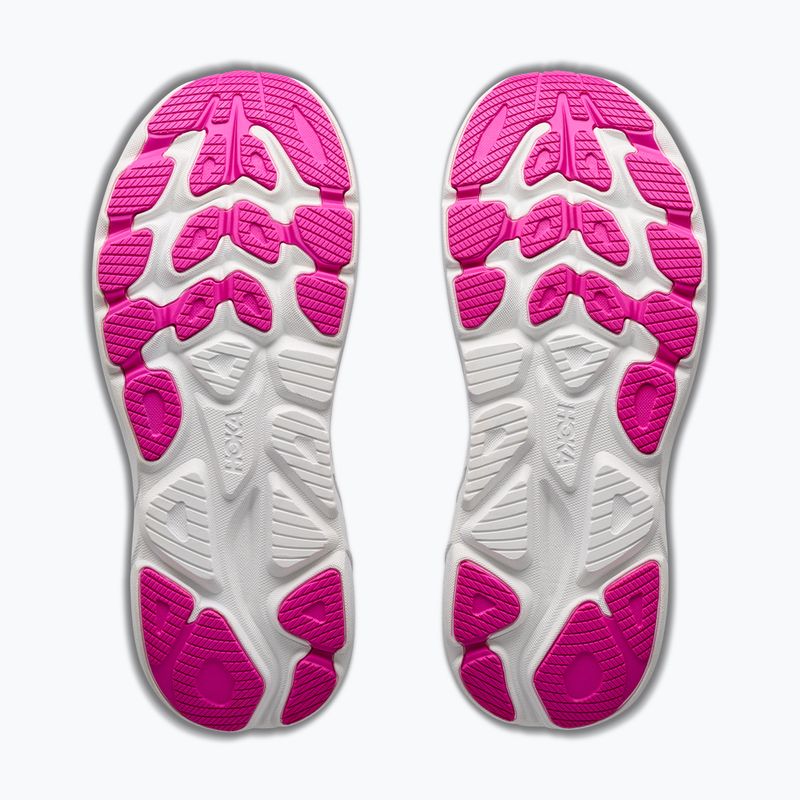 Women's running shoes Hoka Clifton 11 black/neon nebula 6