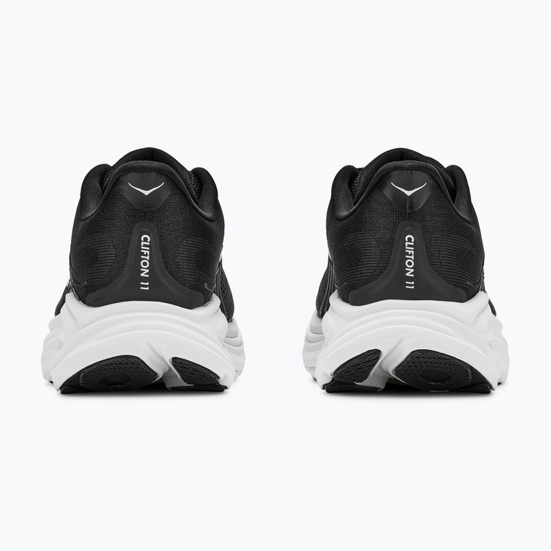 Women's running shoes Hoka Clifton 11 black/white 4