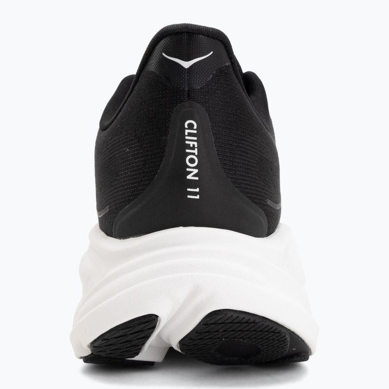 Women's running shoes Hoka Clifton 11 black/white 6