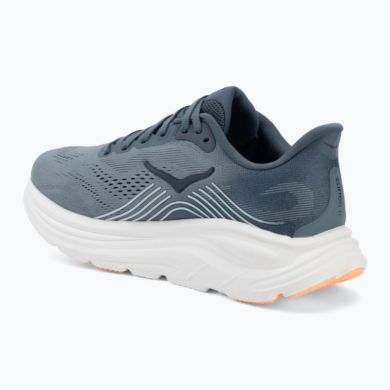 Women's running shoes Hoka Clifton 11 faded navy/glimmering blue 3