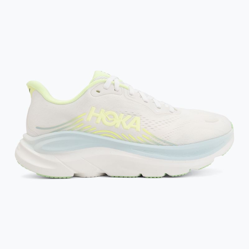 Women's running shoes Hoka Clifton 11 frost/neon yuzu 2