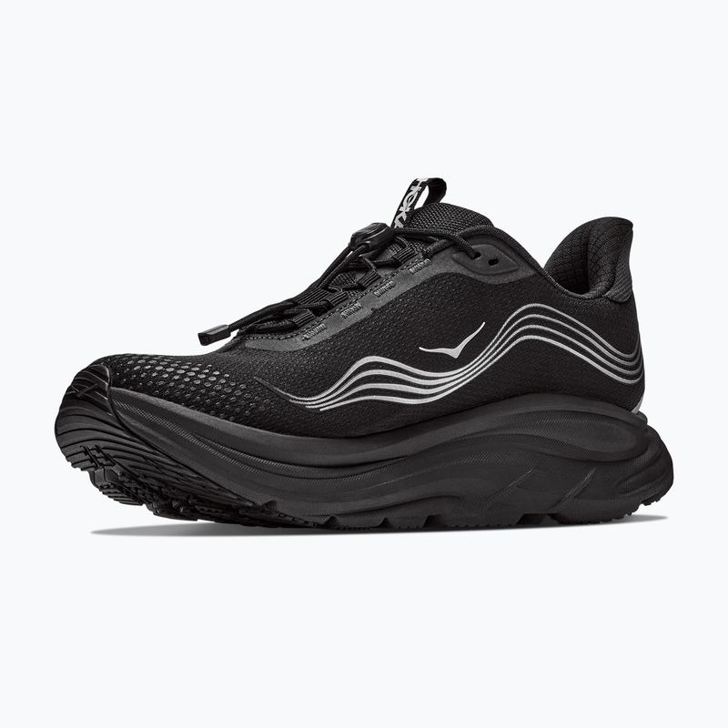 Men's running shoes HOKA Clifton 11 GTX black/black 2