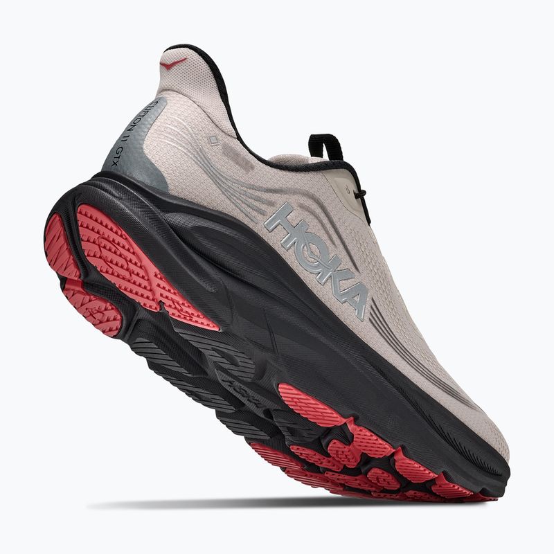 Men's running shoes HOKA Clifton 11 GTX river rock grey/carbon black 5