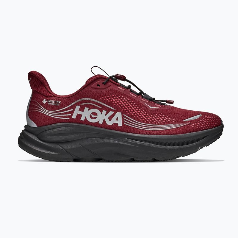 Men's running shoes HOKA Clifton 11 GTX varsity burgundy/carbon black 2