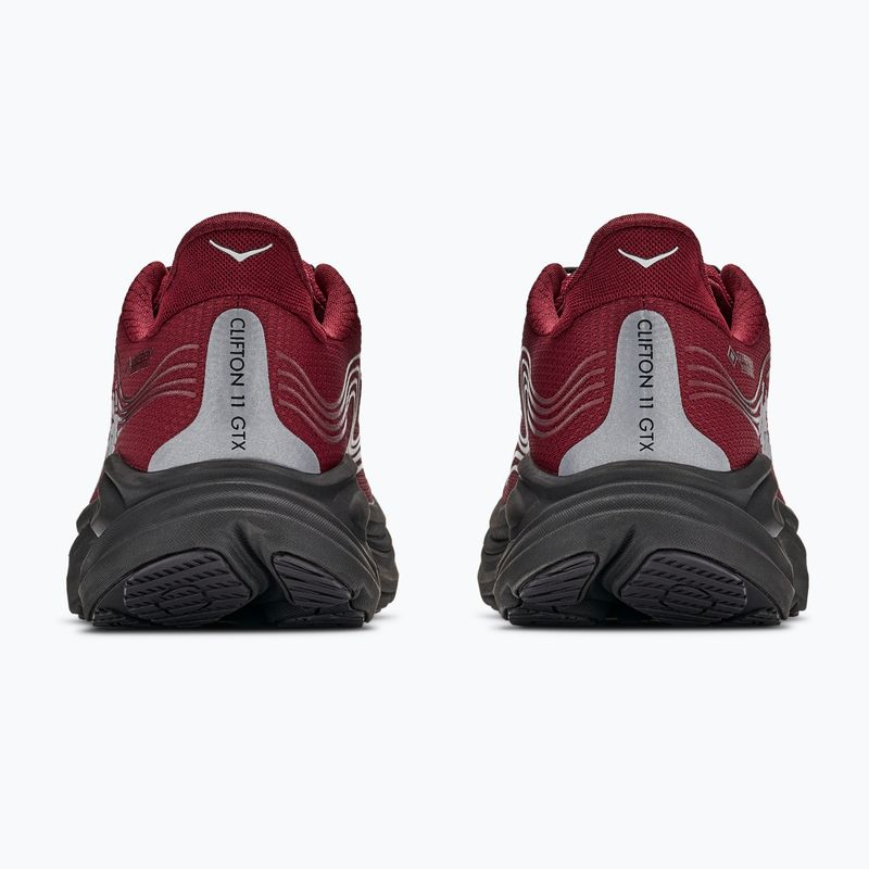 Men's running shoes HOKA Clifton 11 GTX varsity burgundy/carbon black 6
