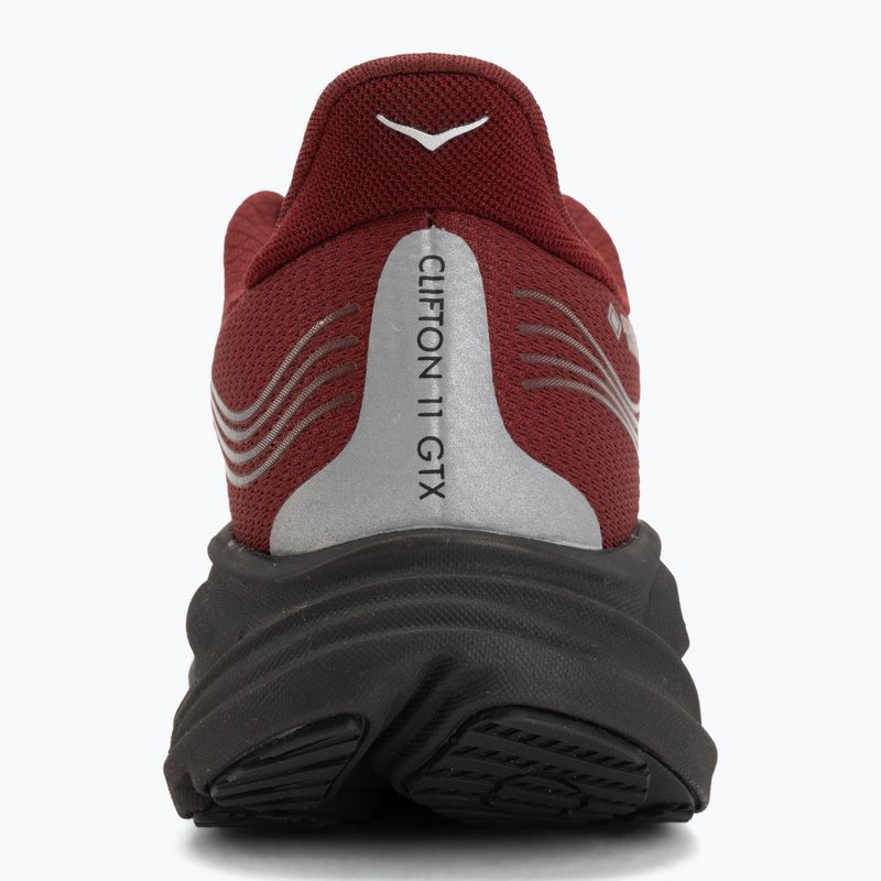 Men's running shoes HOKA Clifton 11 GTX varsity burgundy/carbon black 6
