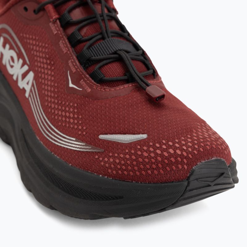 Men's running shoes HOKA Clifton 11 GTX varsity burgundy/carbon black 7