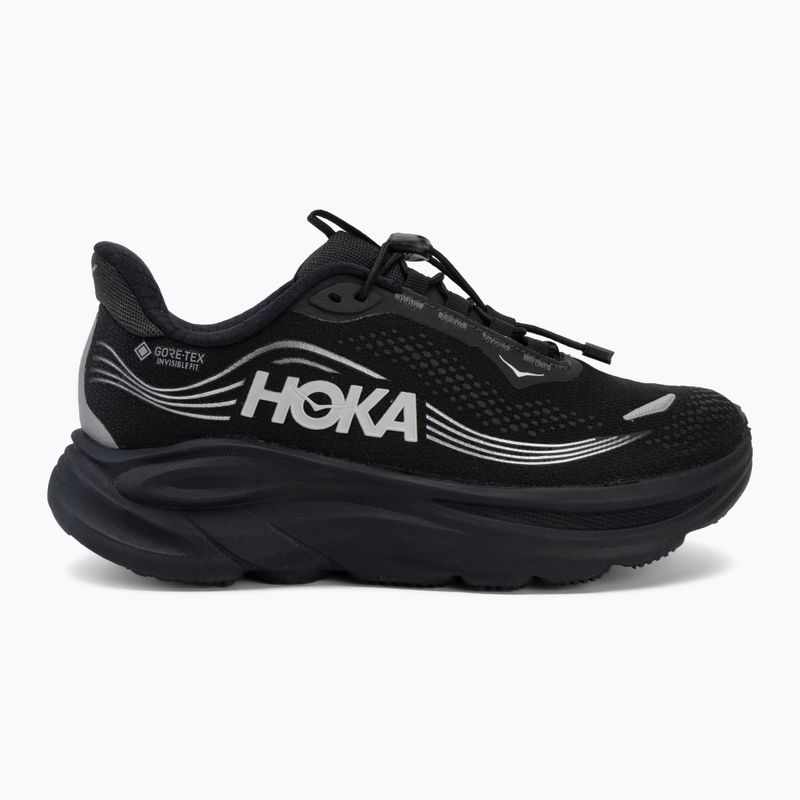Women's running shoes HOKA Clifton 11 GTX black/black 2