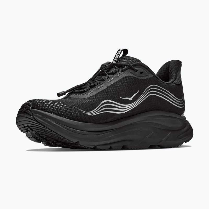 Women's running shoes HOKA Clifton 11 GTX black/black 2
