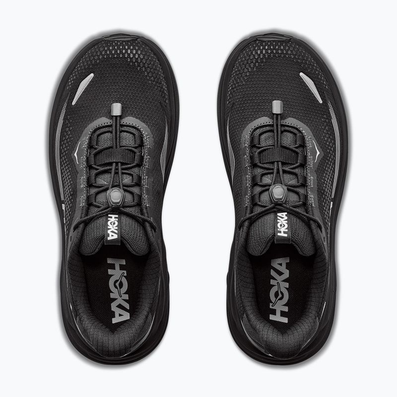 Women's running shoes HOKA Clifton 11 GTX black/black 5