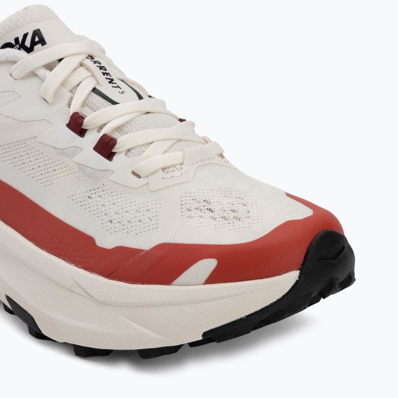 Women's running shoes HOKA Torrent 5 alabaster/burnt red 7