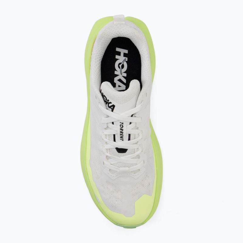 Women's running shoes HOKA Torrent 5 frost/neon yuzu 5