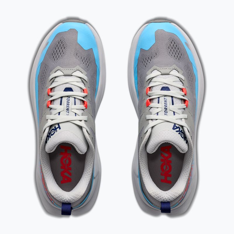 Women's running shoes HOKA Torrent 5 stellar grey/cosmic grey 8