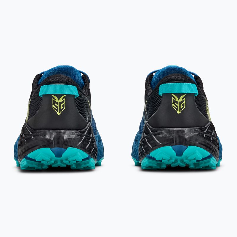 Children's running shoes HOKA Speedgoat 7 black/night glow blue 6