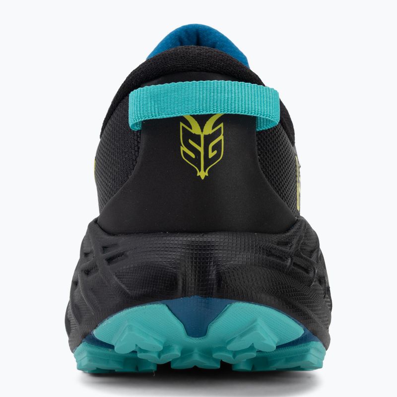 Children's running shoes HOKA Speedgoat 7 black/night glow blue 6