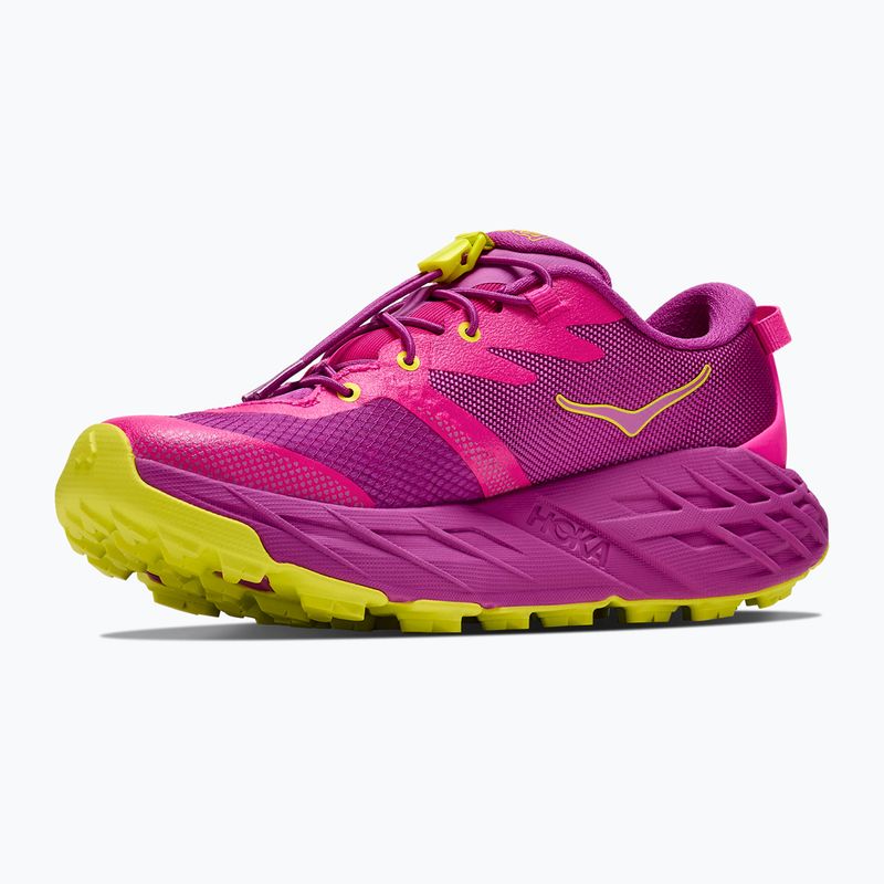 Children's running shoes HOKA Speedgoat 7 fuchsia/fuchsia 4