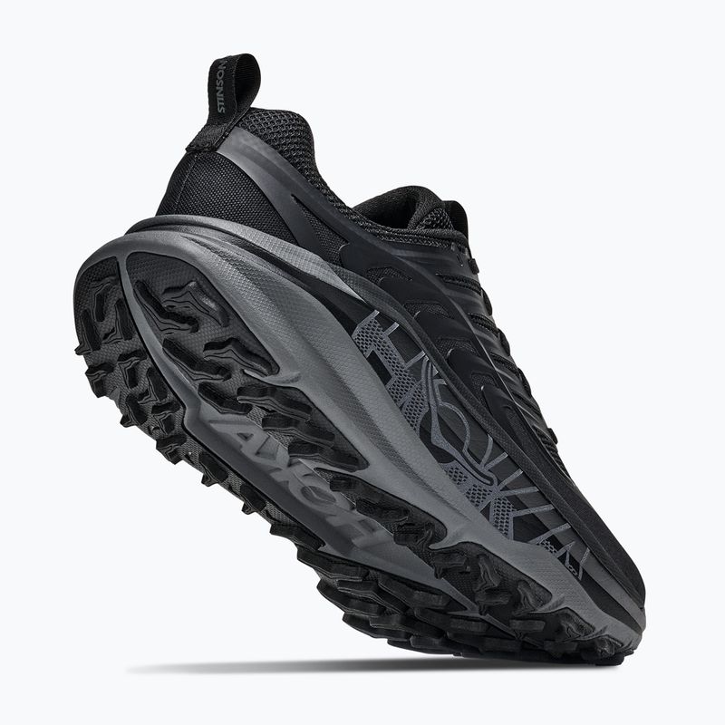 Men's running shoes HOKA Stinson 8 black/outer orbit 5