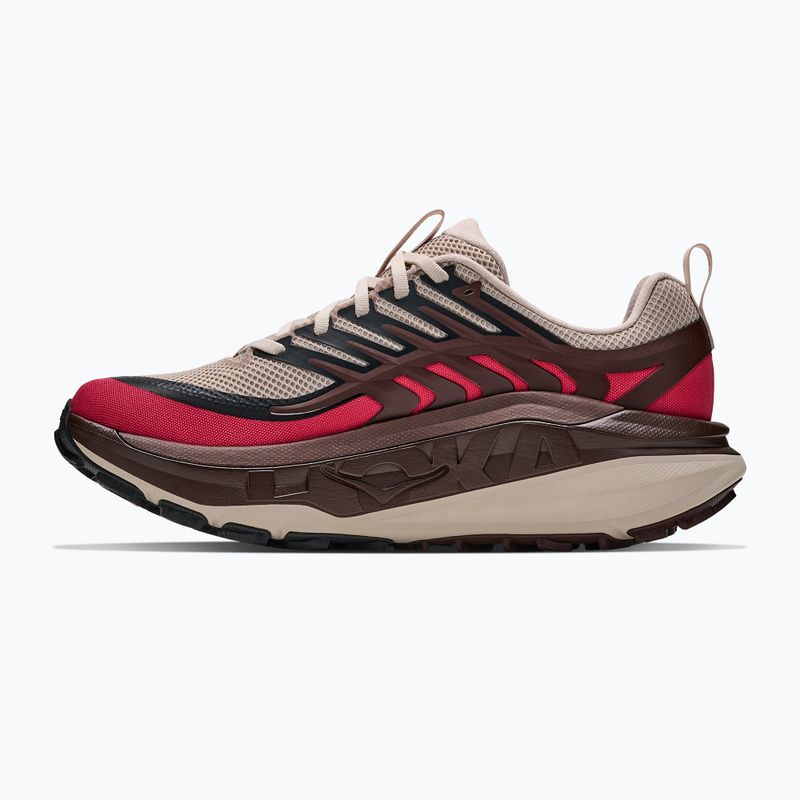 Men's running shoes HOKA Stinson 8 river rock grey/spiced chocolate 3