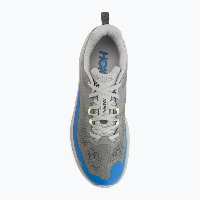 Men's running shoes HOKA Torrent 5 galactic grey/stardust 5