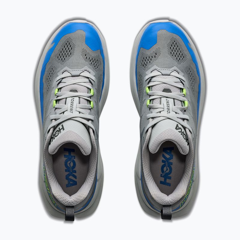 Men's running shoes HOKA Torrent 5 galactic grey/stardust 8