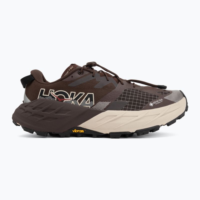 Men's running shoes HOKA Speedgoat 7 GTX spiced chocolate/river rock grey 2