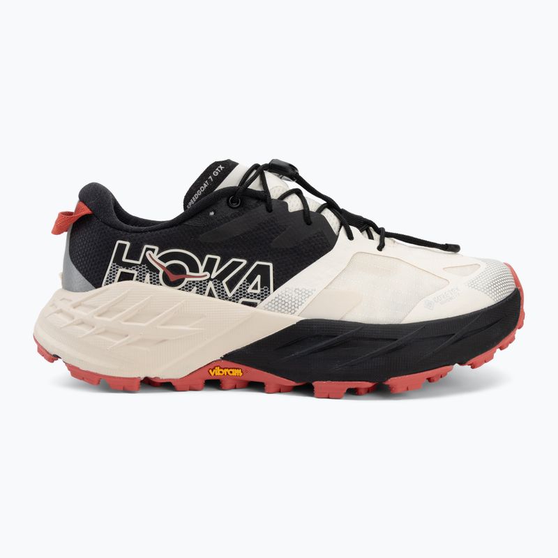 Women's running shoes HOKA Speedgoat 7 GTX alabaster/black 2